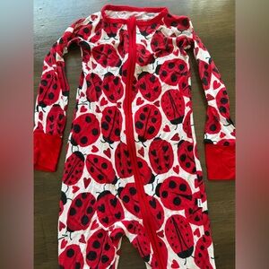 Little Sleepies Red Ladybug Onesie
